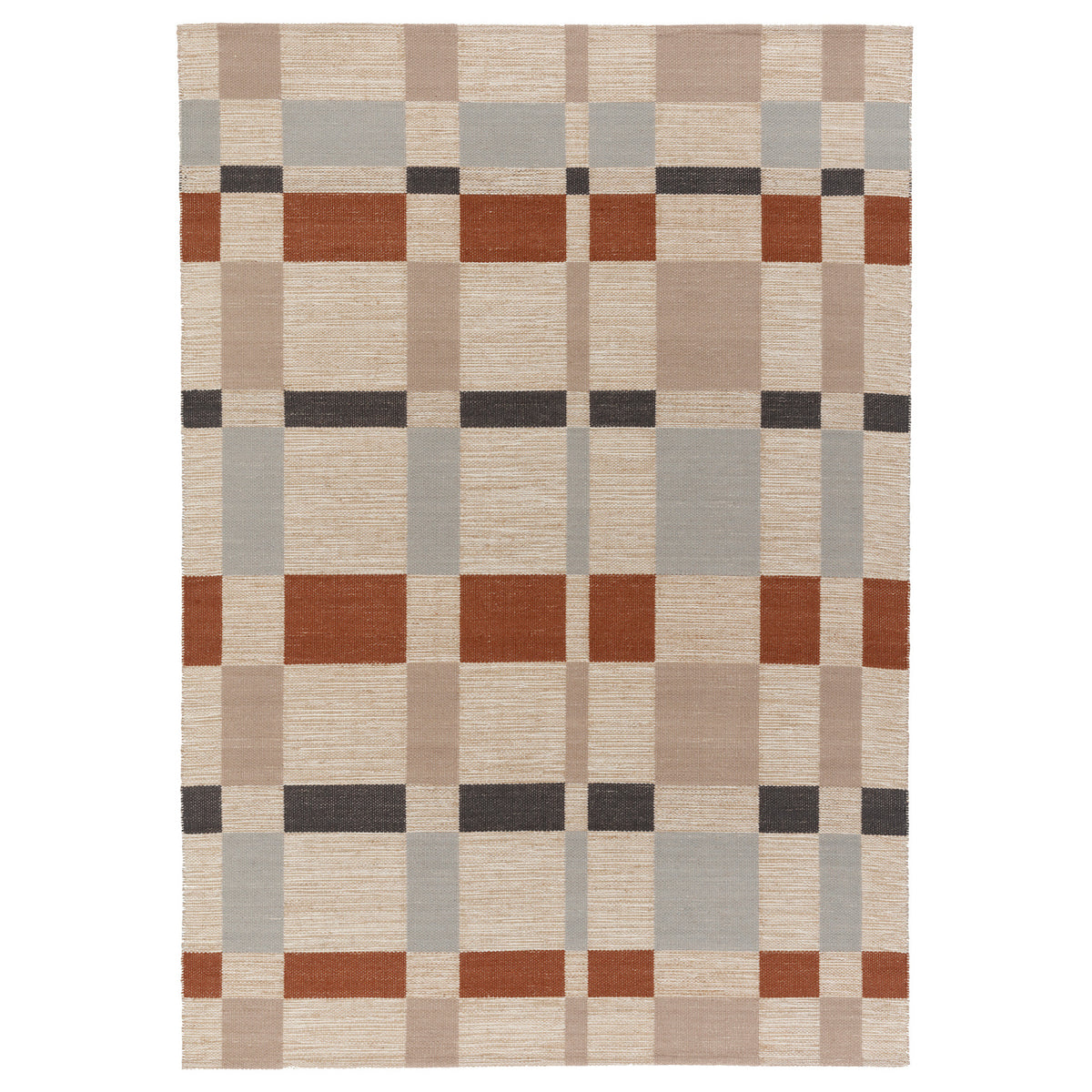 BLÅLJUS rug, flatwoven
