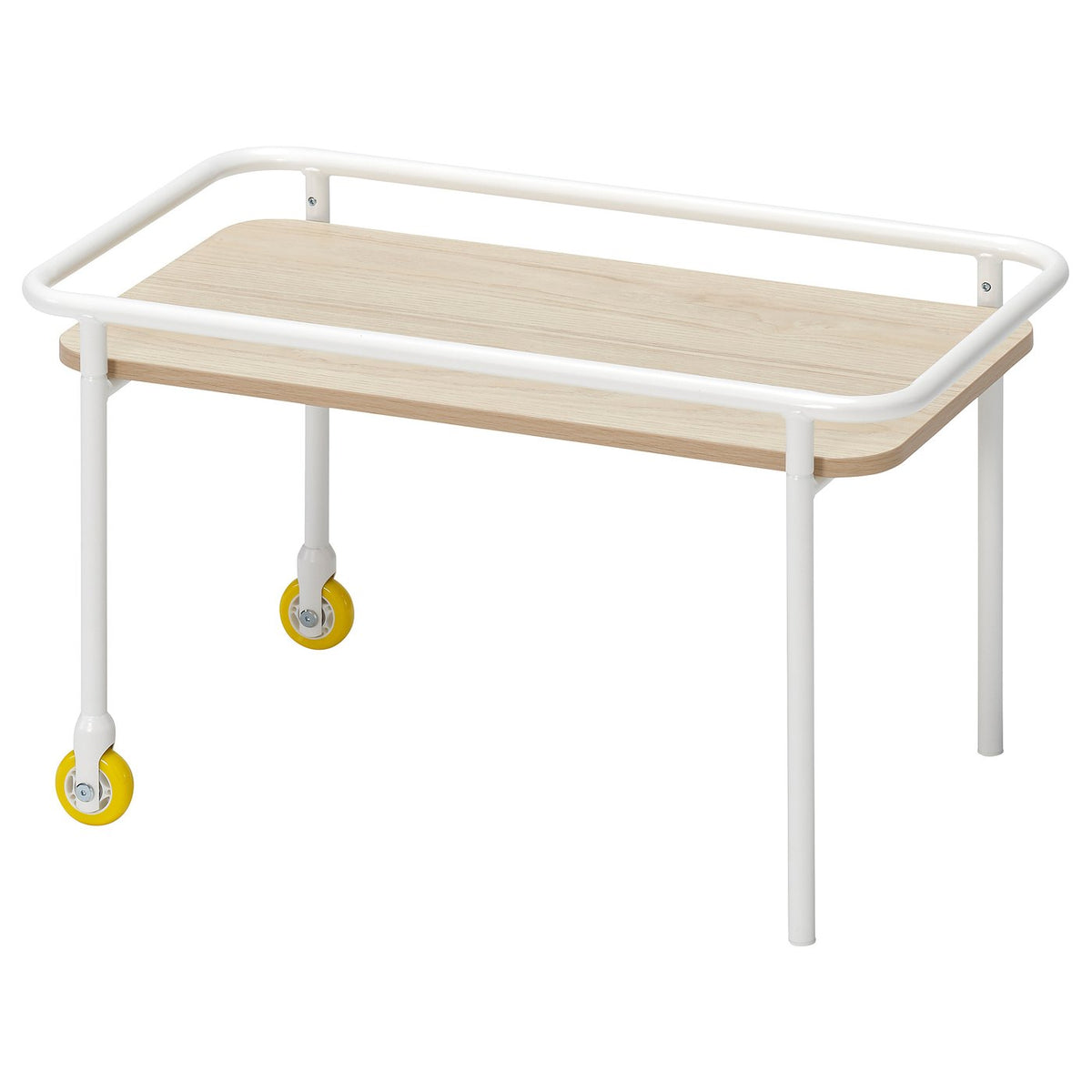 BRÄNNBOLL side table on castors