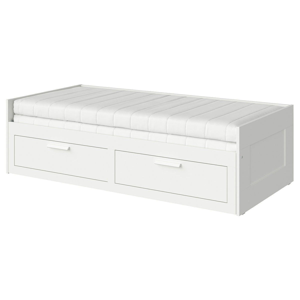 BRIMNES day-bed w 2 drawers/2 mattresses