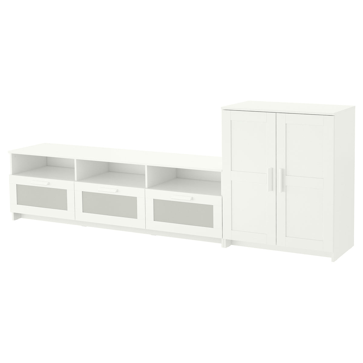 BRIMNES TV storage combination, 258x41x95 cm