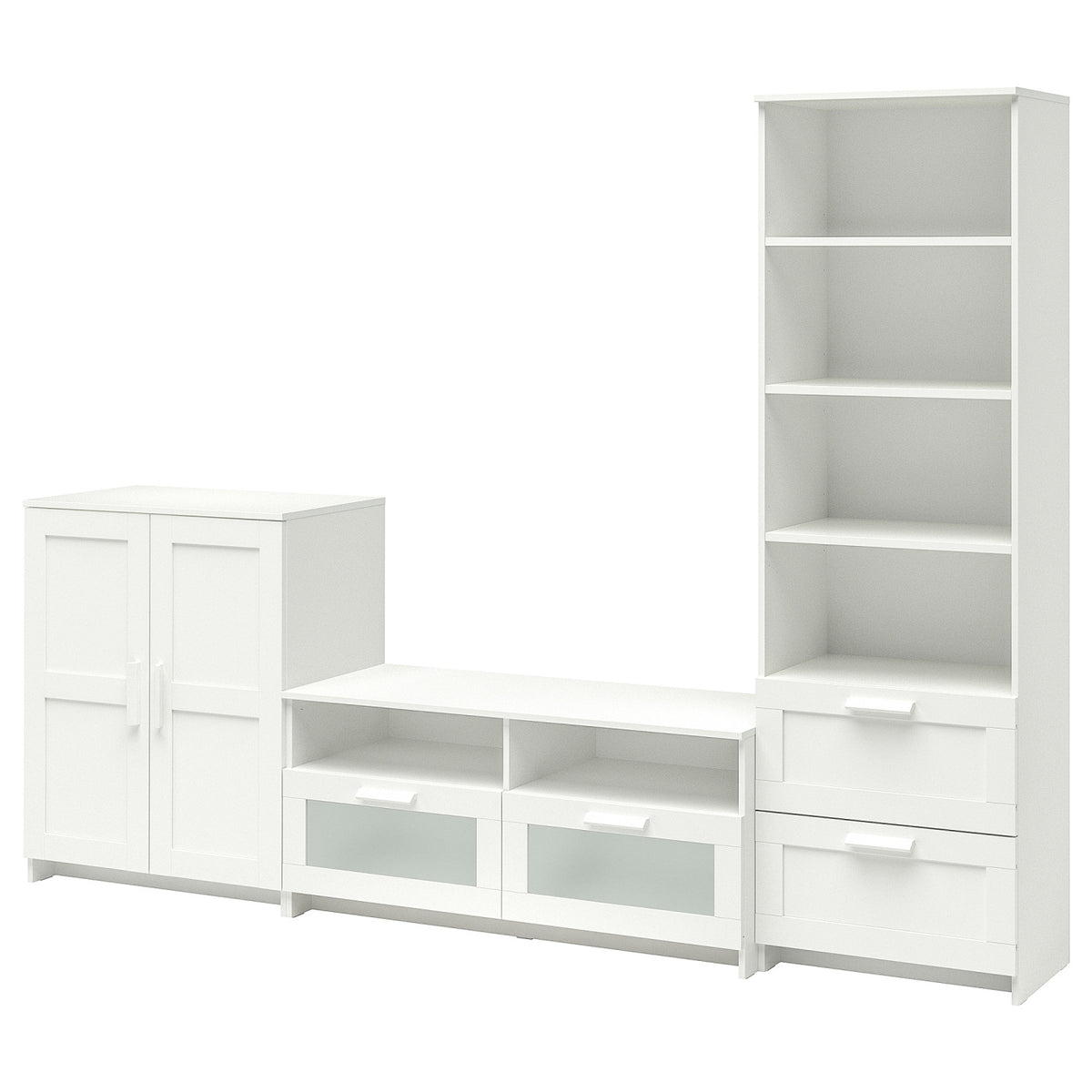 BRIMNES TV storage combination, 258x41x190 cm