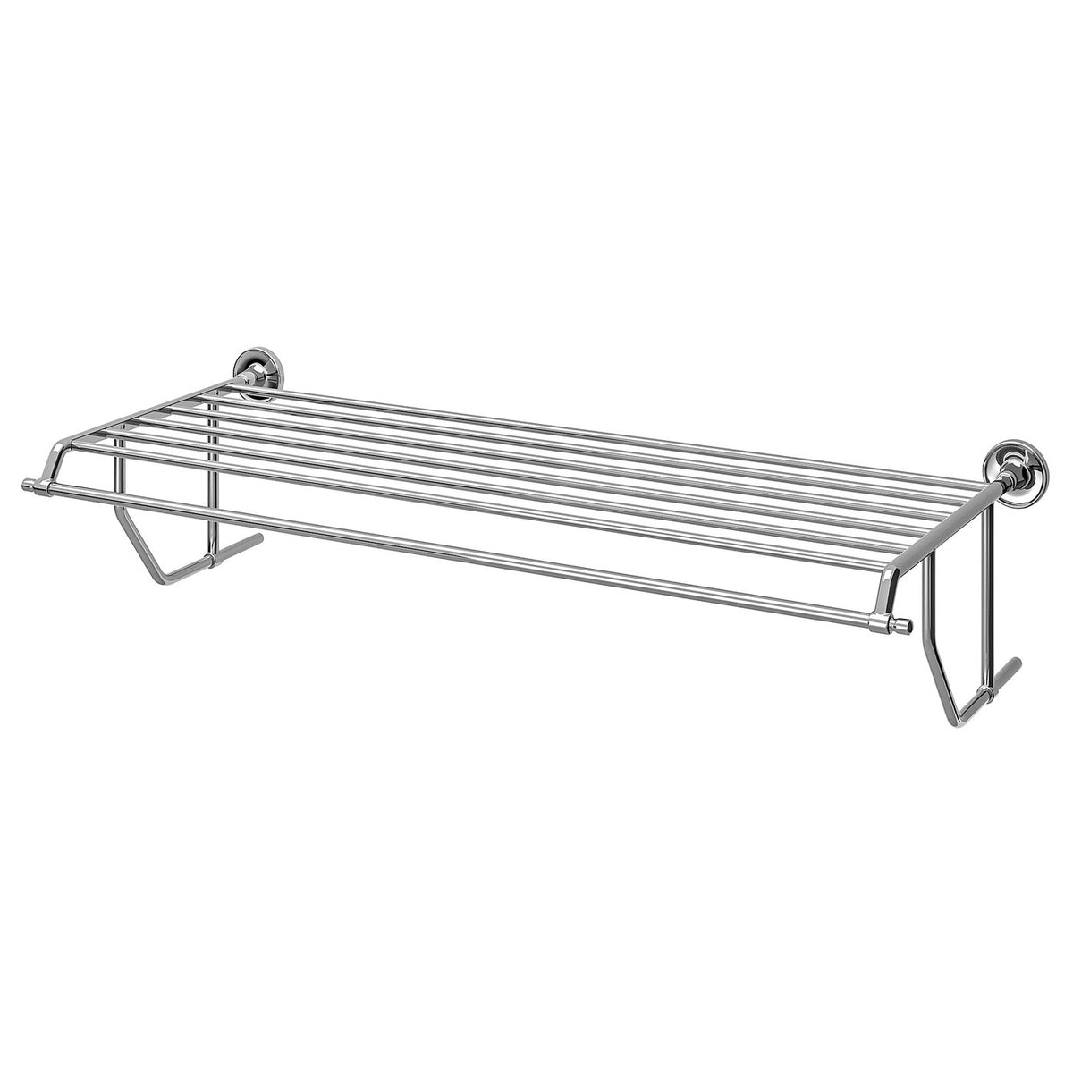 BROFJÄRDEN wall shelf with towel rail