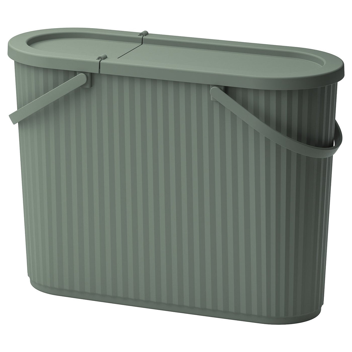 DAMMÄNG Bin with lid