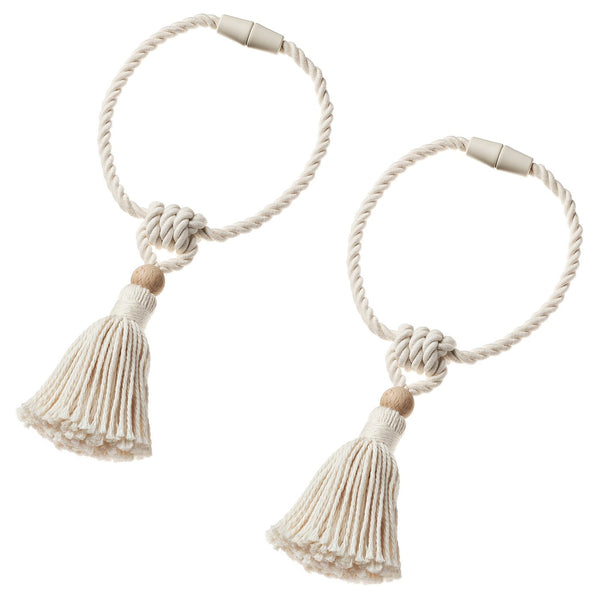 DUNFLÄTA magnetic curtain tie-back