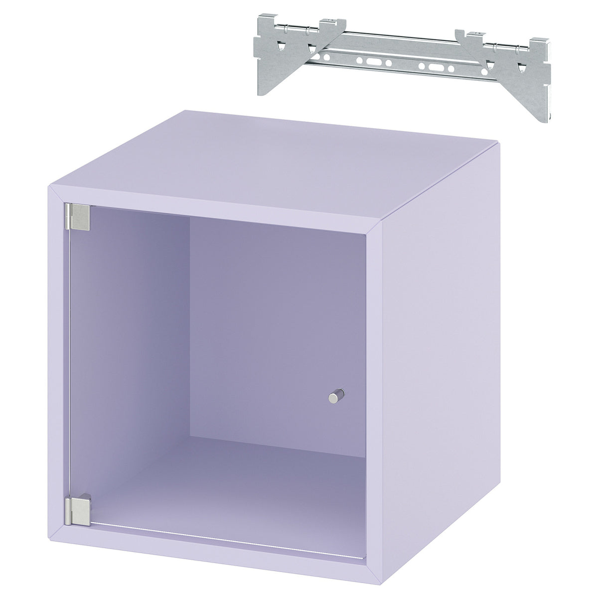 EKET wall cabinet with glass door