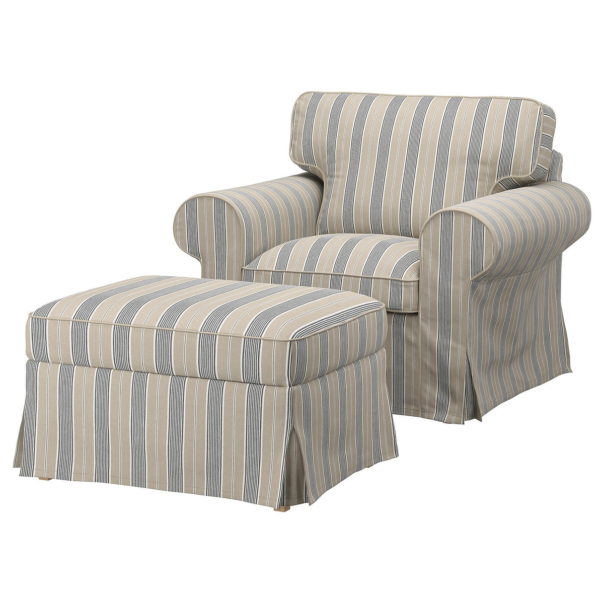 EKTORP armchair and footstool