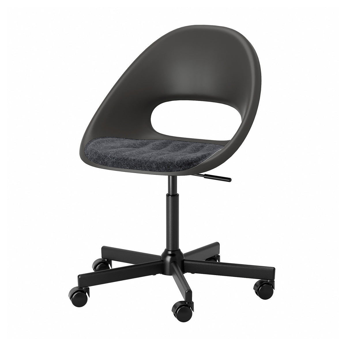 ELDBERGET / MALSKÄR swivel chair + pad