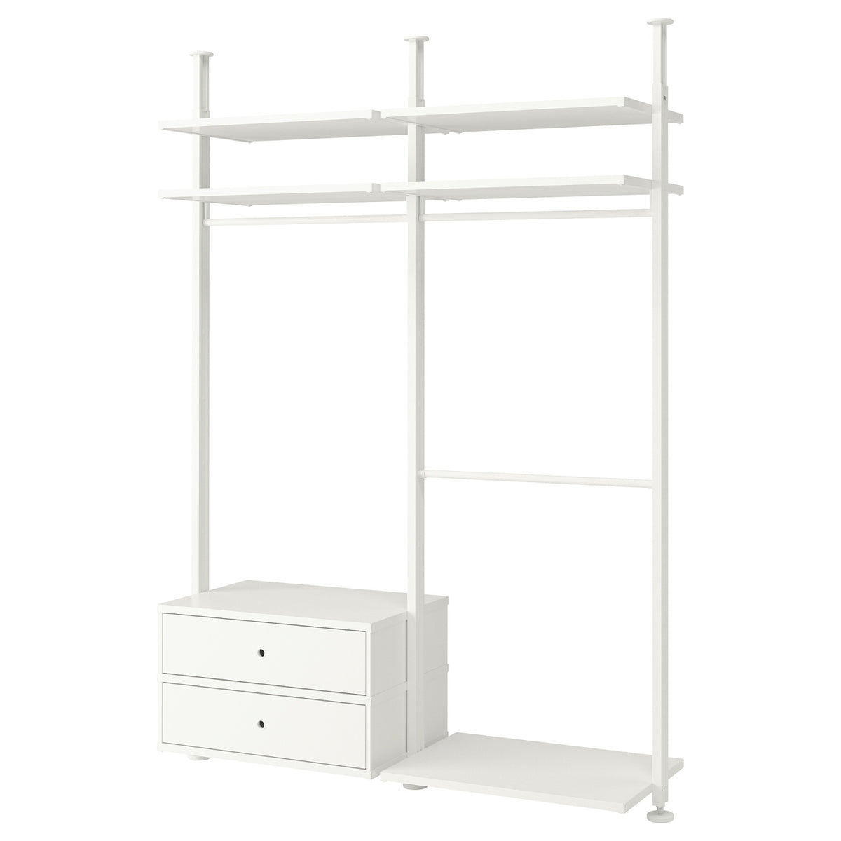 ELVARLI wardrobe combination, 175x51x222-350 cm