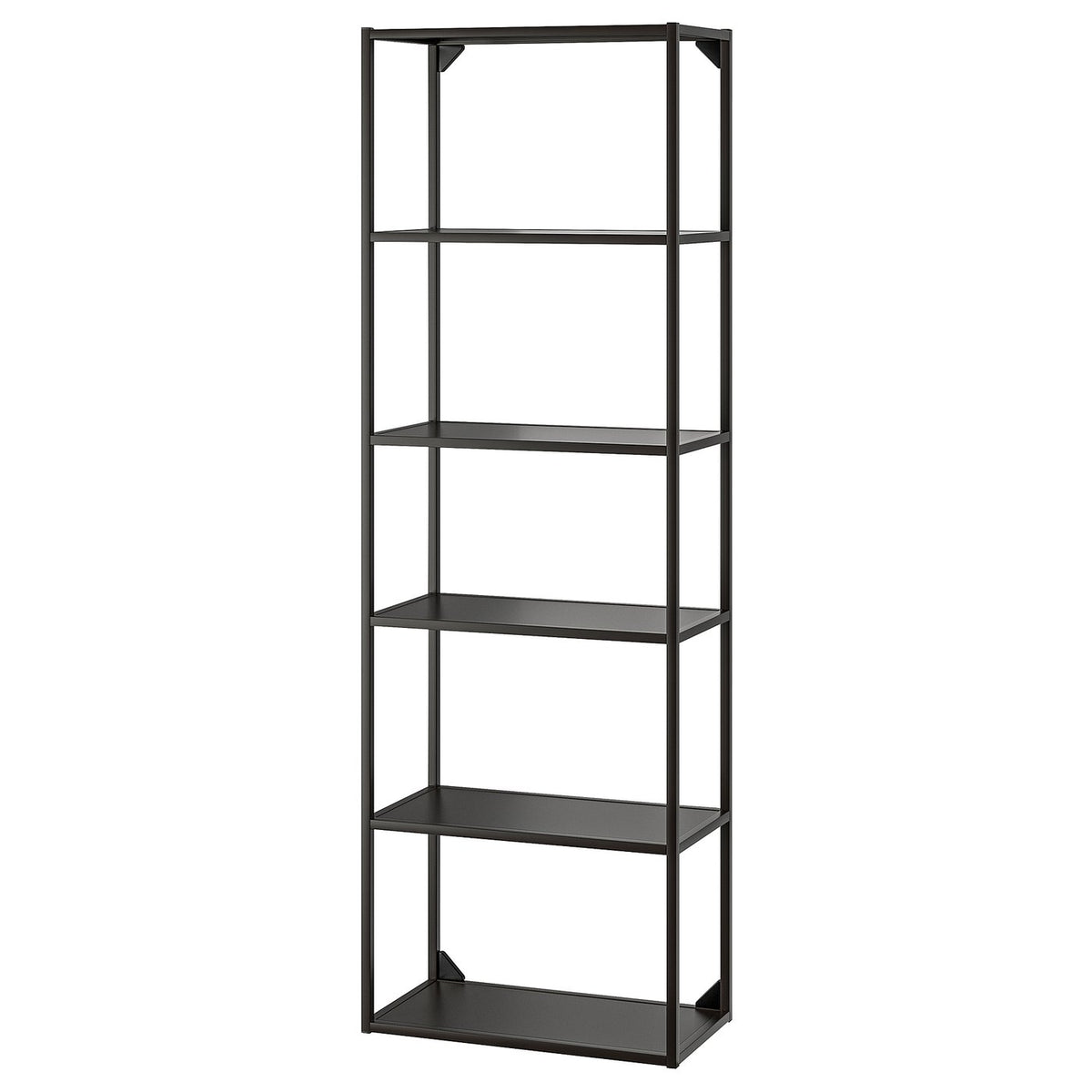 ENHET High fr w shelves
