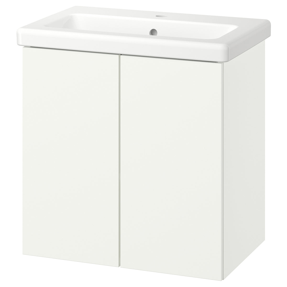 ENHET / TVÄLLEN wash-stnd w doors/wash-basin, 64x43x65 cm