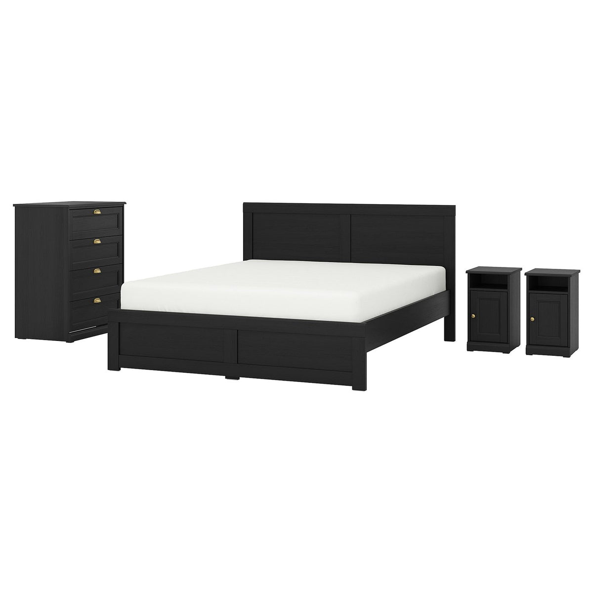FÅGELFJÄLLET Bedroom furniture, set of 4