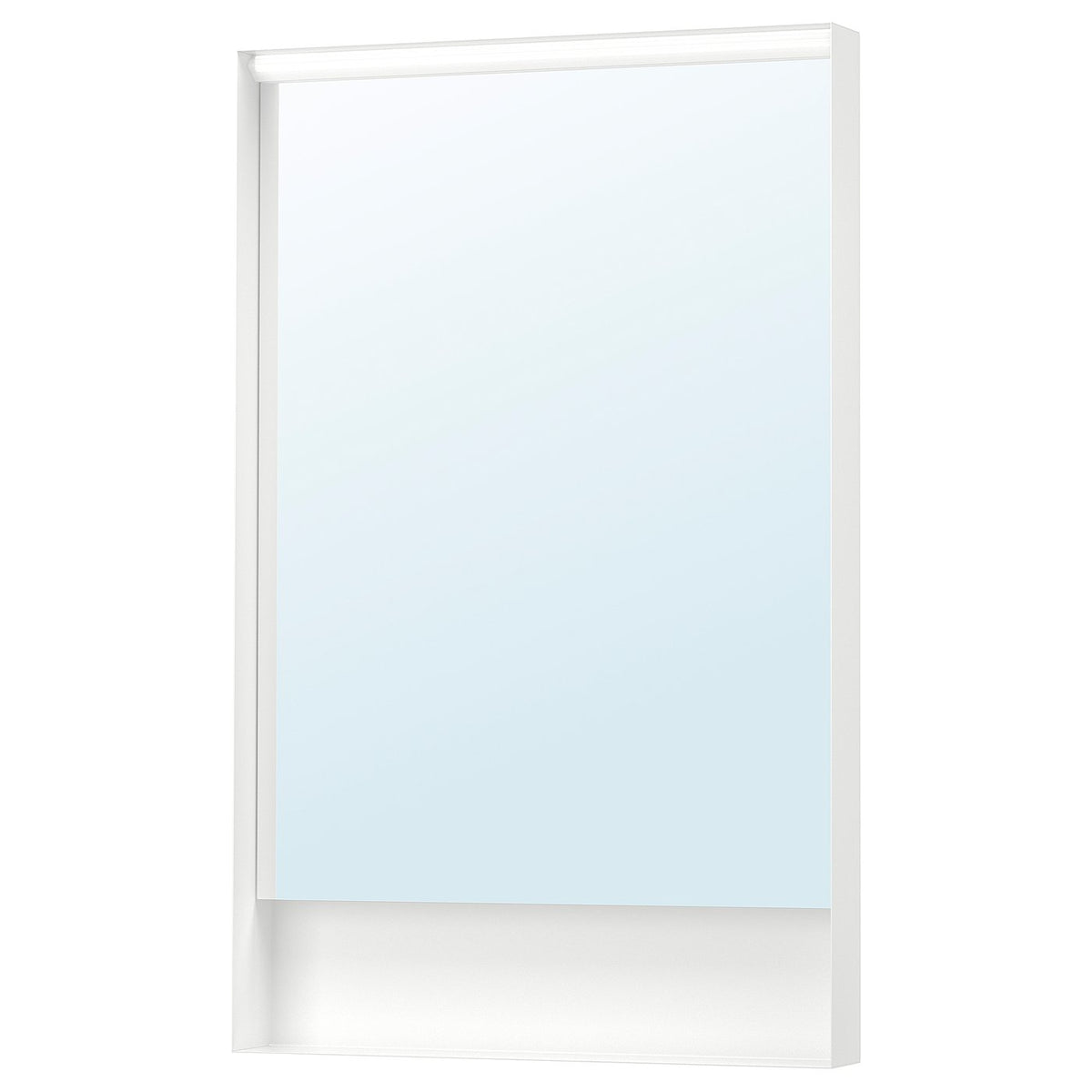 FAXÄLVEN mirror with built-in lighting