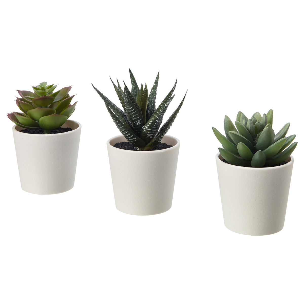 FEJKA artificial potted plant with pot, 6 cm 3 pack