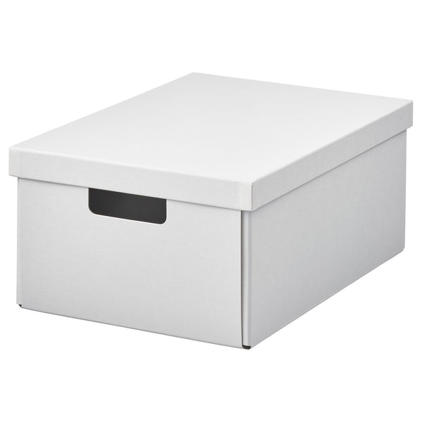FJÄDERHARV storage box with lid