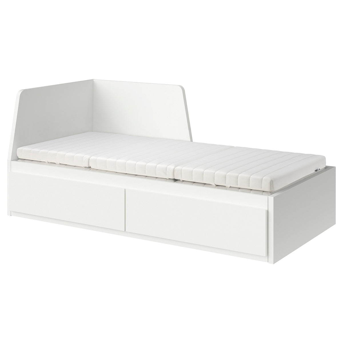 FLEKKE day-bed w 2 drawers/2 mattresses