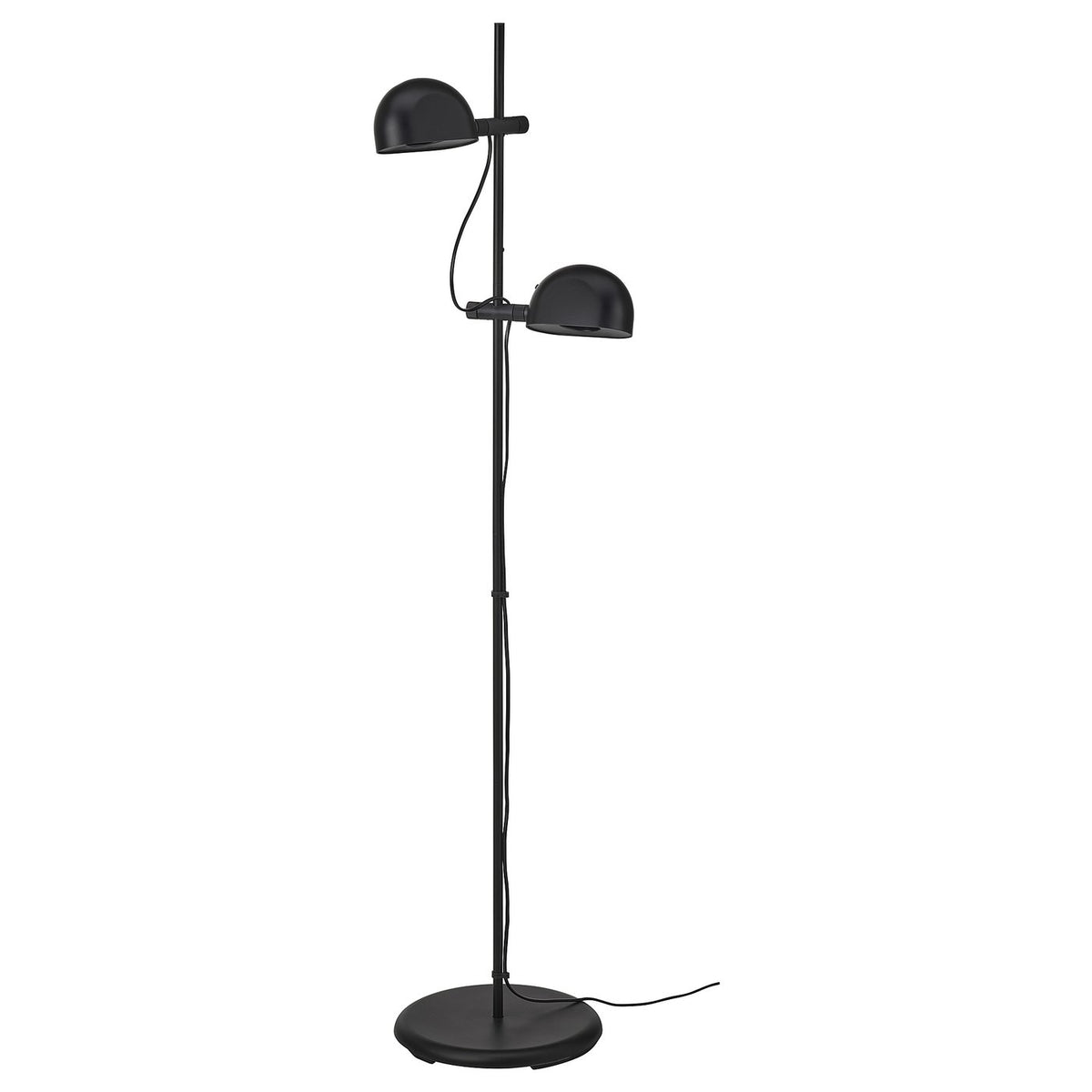 FOLKBÅT floor lamp with 2-spot