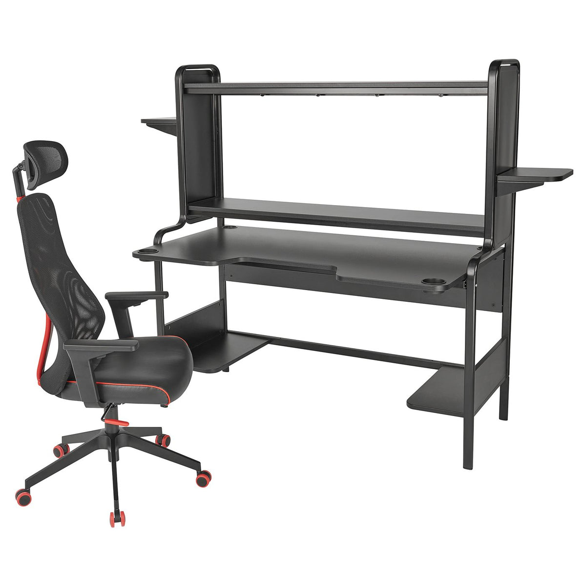 FREDDE / MATCHSPEL gaming desk and chair