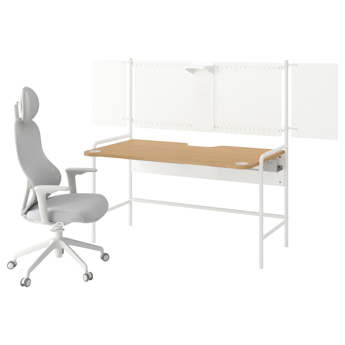 FRÖSKELÅS / UTKLASSNING gaming desk and chair