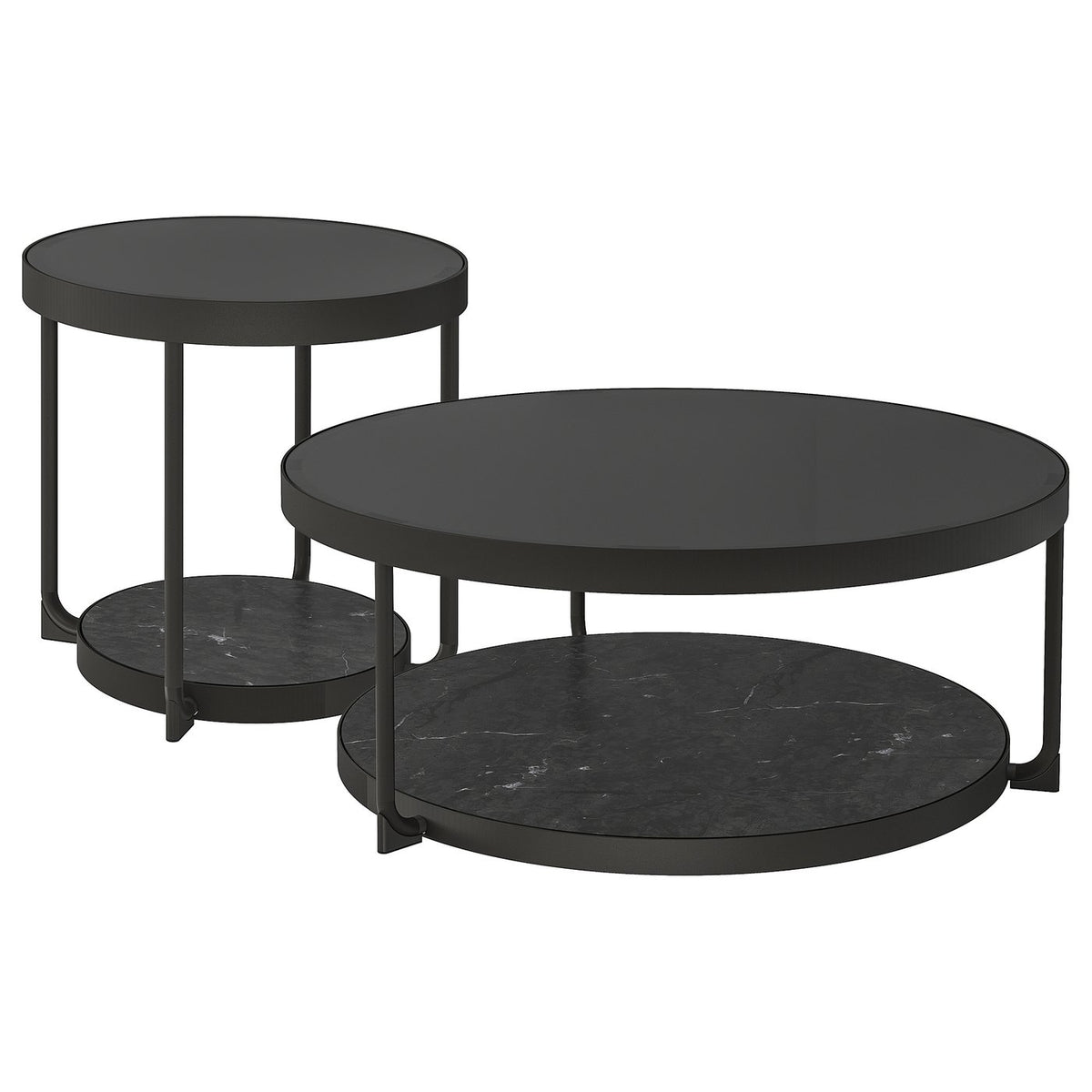 FRÖTORP coffee table/side table, set of 2