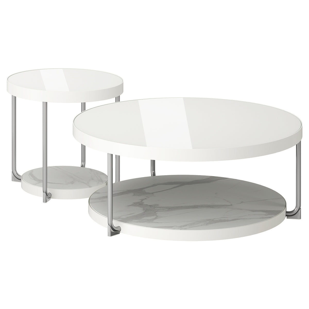 FRÖTORP coffee table/side table, set of 2