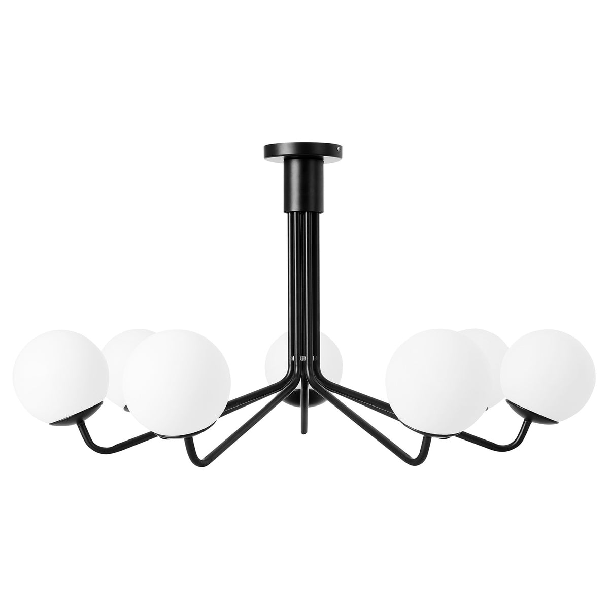GLANSSLINKE chandelier, 7-armed