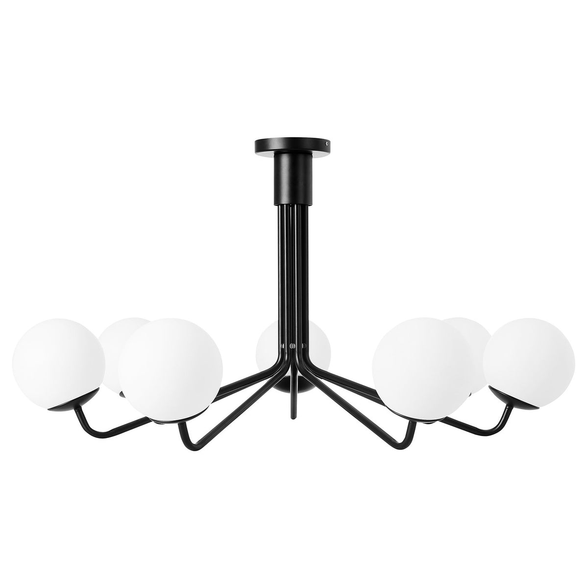 GLANSSLINKE chandelier, 7-armed