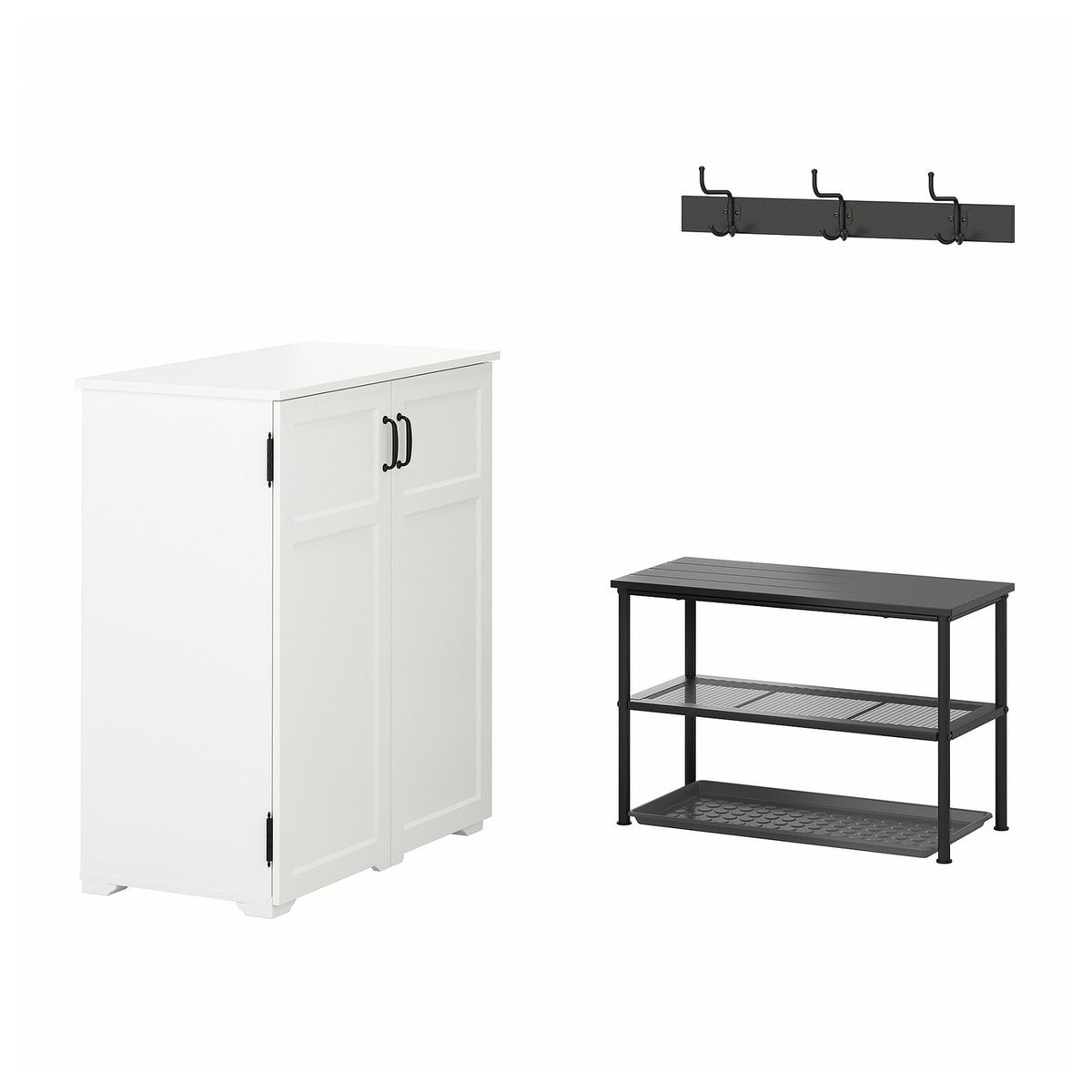 GREÅKER / NIPÅSEN hallway furniture, set of 4