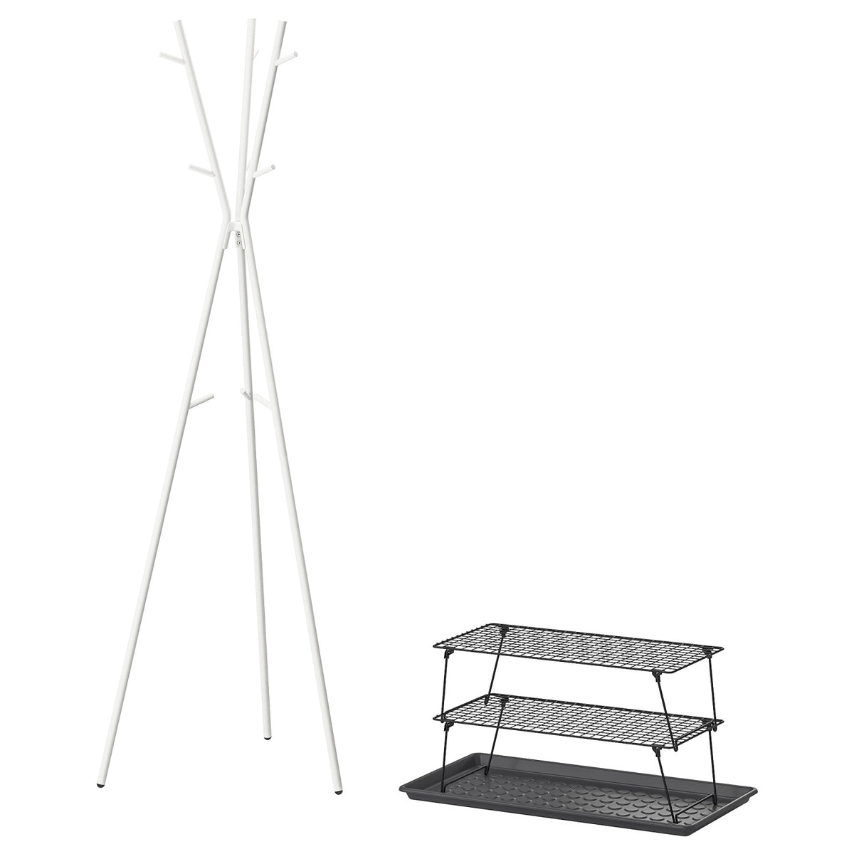 GREJIG / EKRAR hallway furniture, set of 4