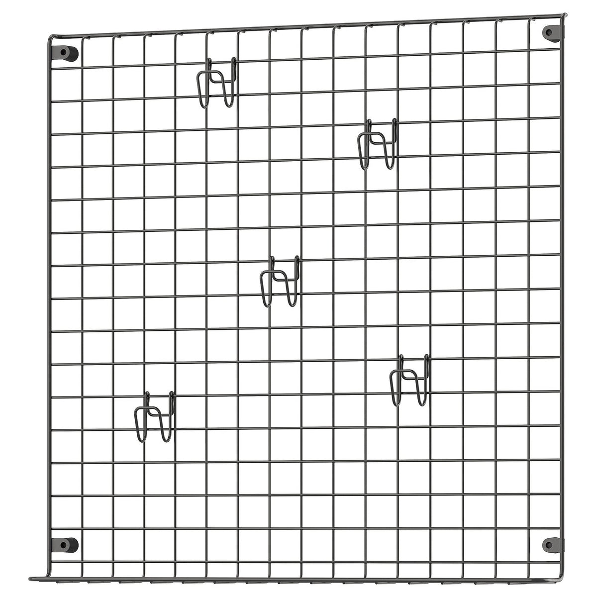GREJIG wall grid with rail