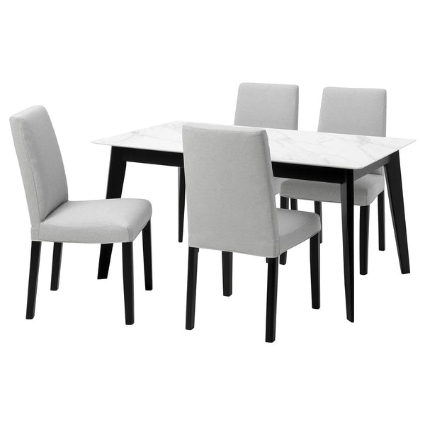 GRINDSLID / LISABO table and 4 chairs