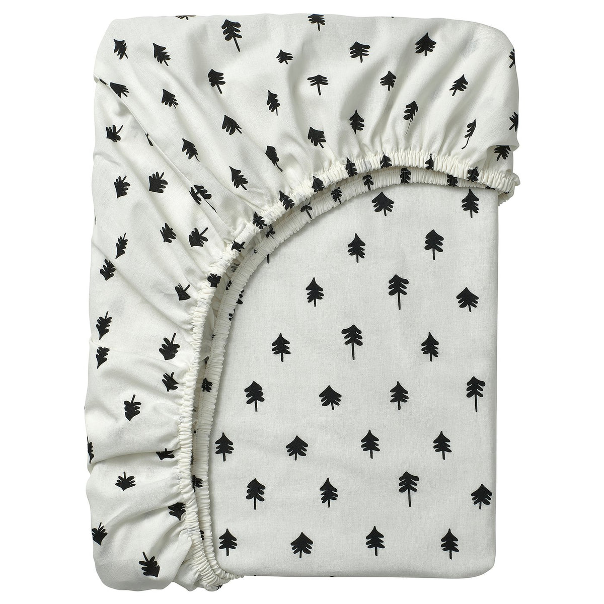 GRÖNFINK fitted sheet for cot