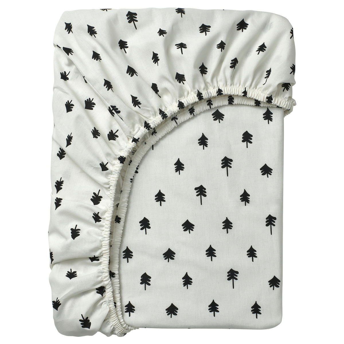 GRÖNFINK fitted sheet for cot