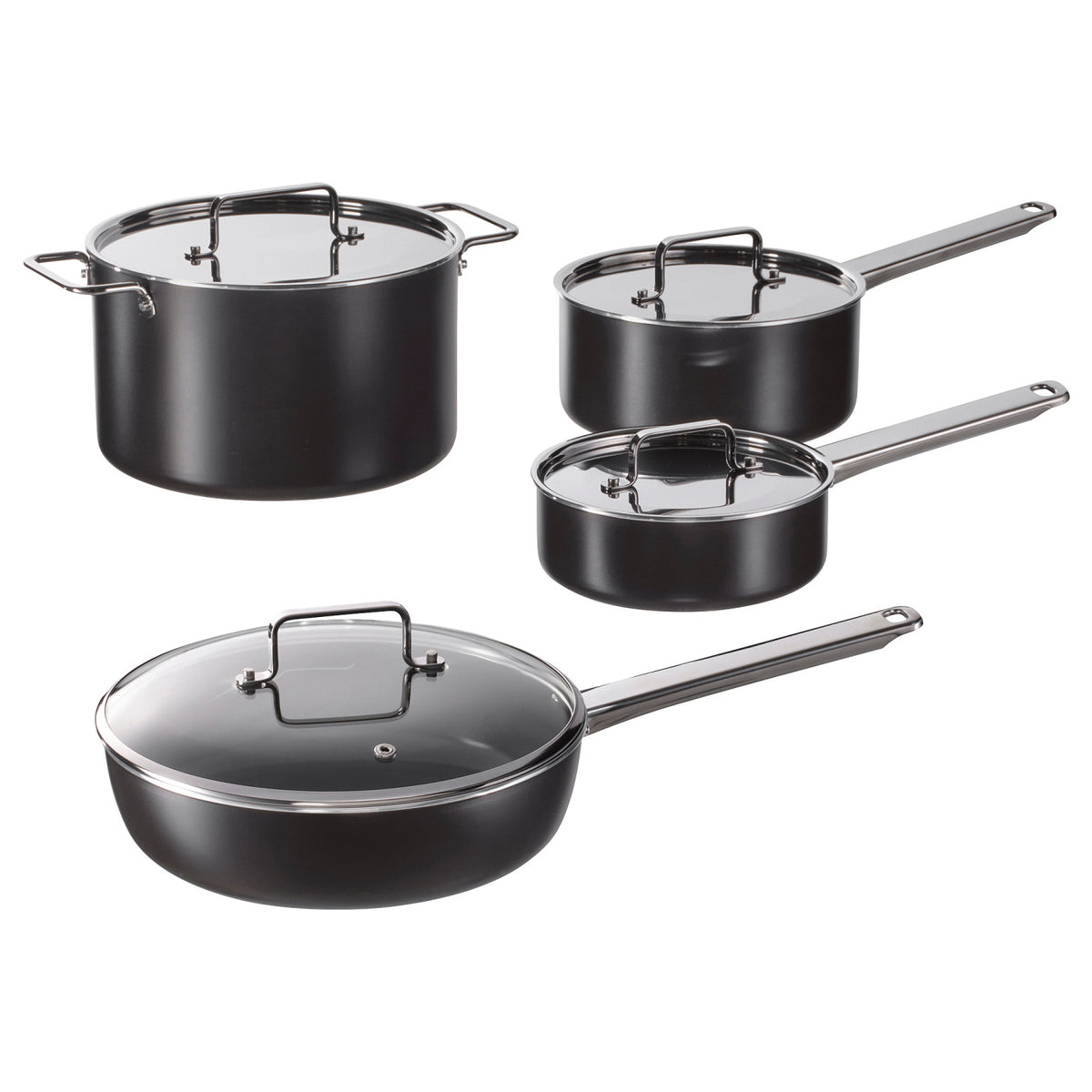 GULDÖRING 8-piece cookware set