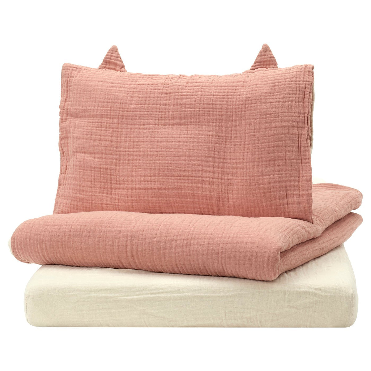 GULDVÄVARE 3-piece bedlinen set for cot