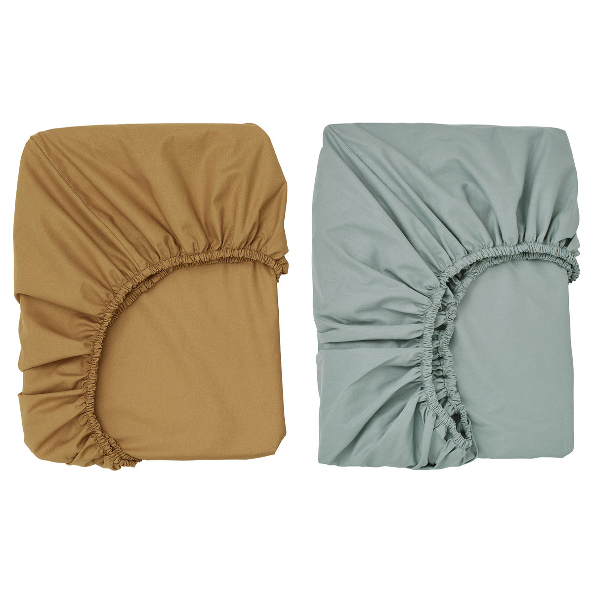GULDVÄVARE fitted sheet for cot