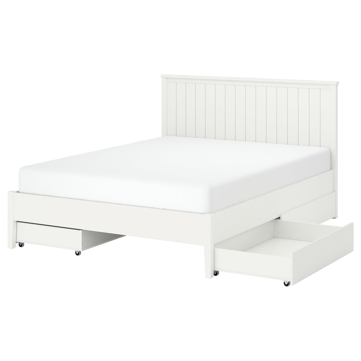 GULLABERG bed frame with 4 storage boxes