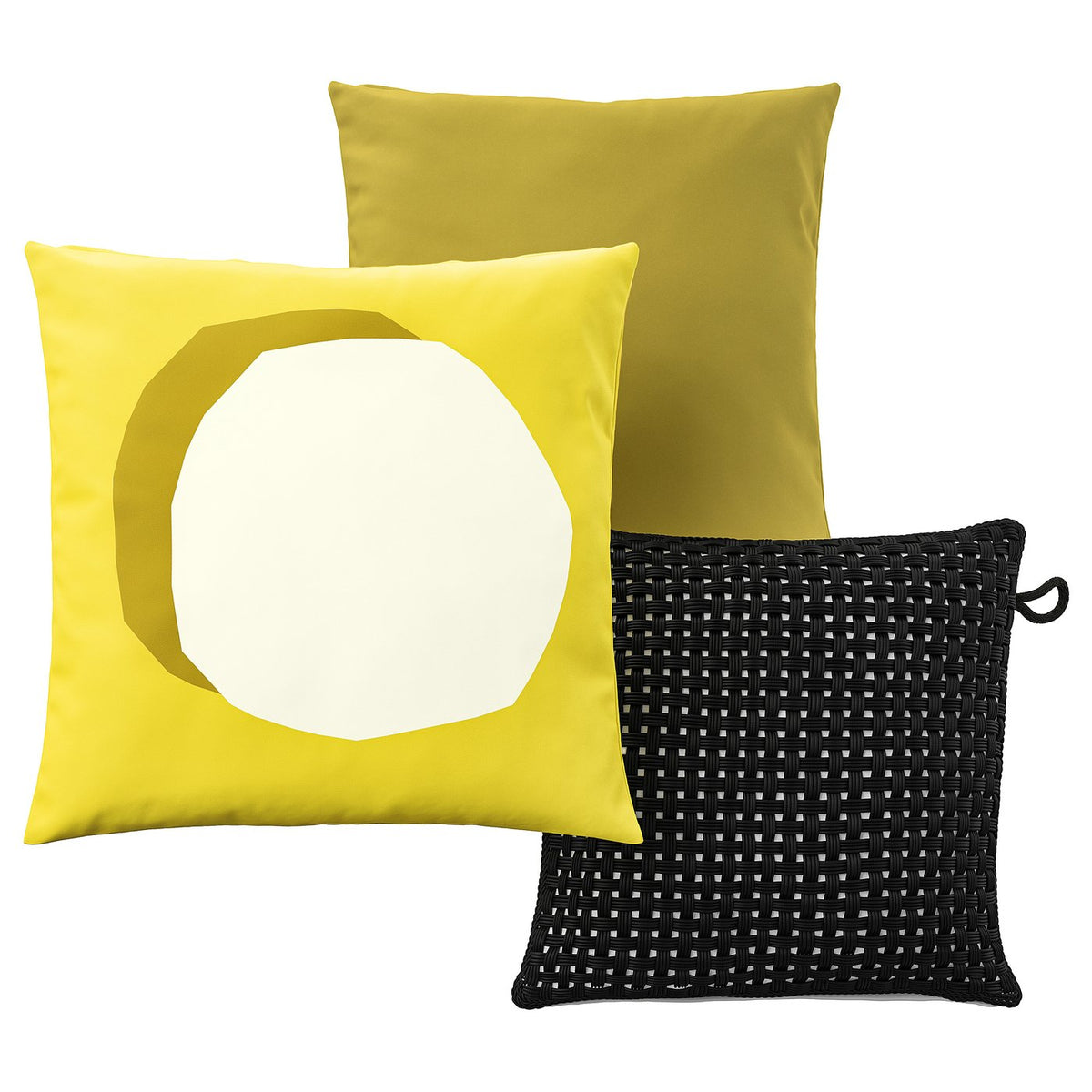 GULLBERGSÖ / HJÄRTERÖ cushion, set of 3