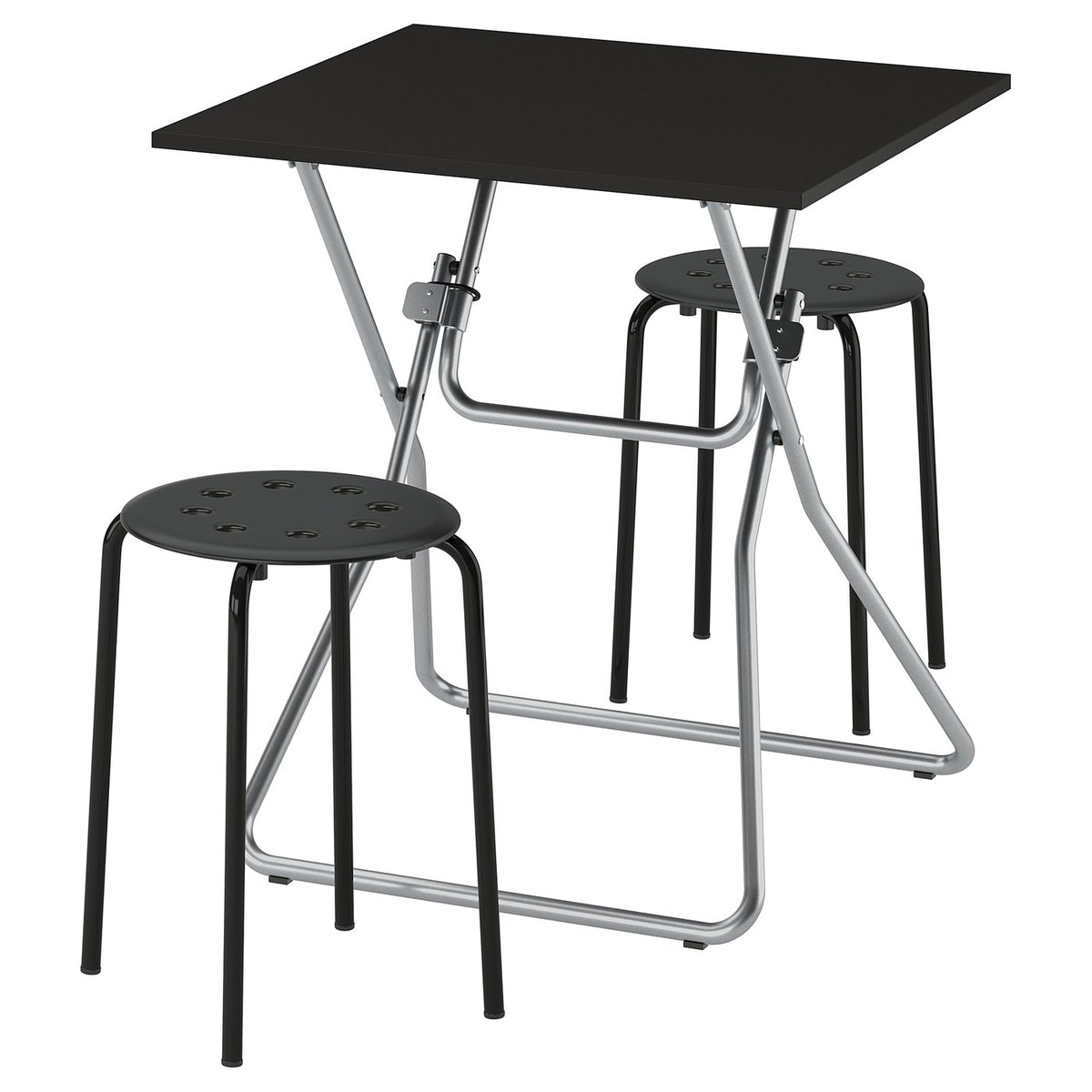 GUNDE / MARIUS Table and 2 stools