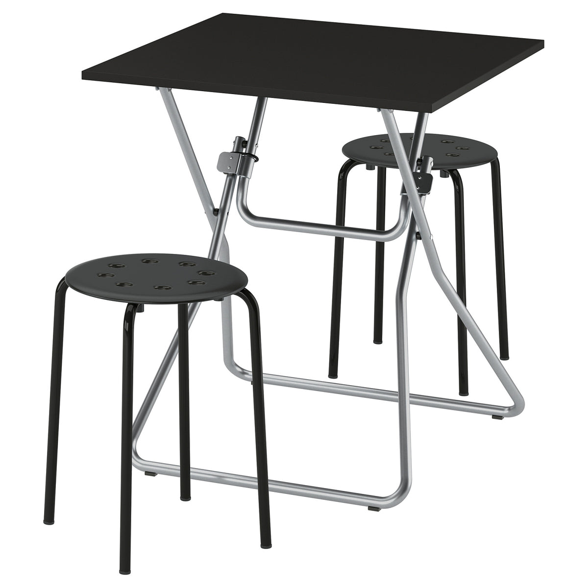 GUNDE / MARIUS Table and 2 stools
