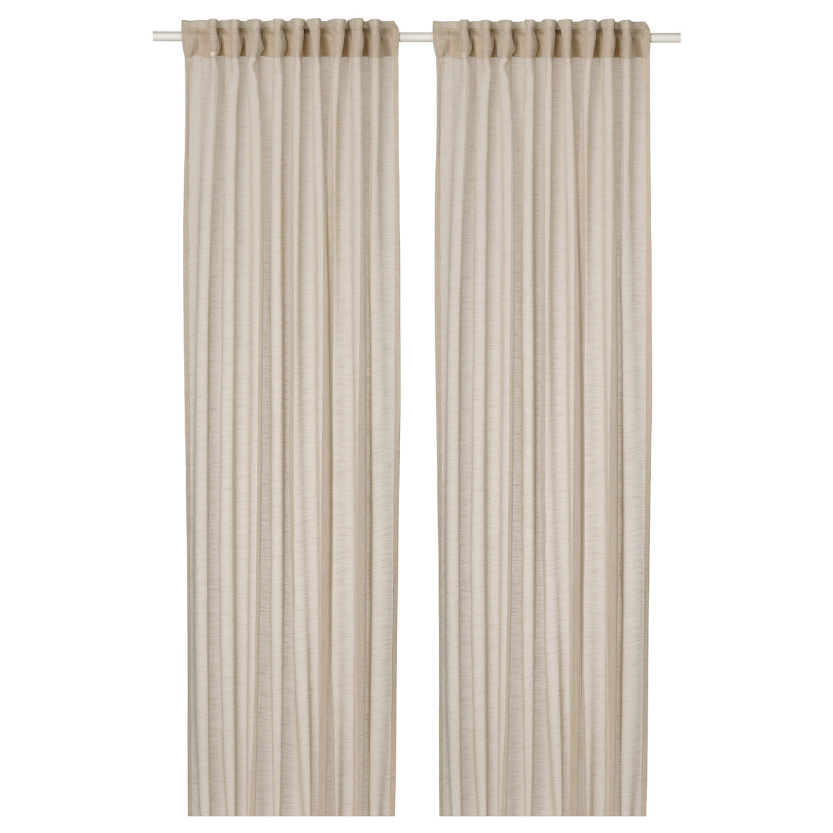 HÄLLEBRÄCKA sheer curtains, 1 pair