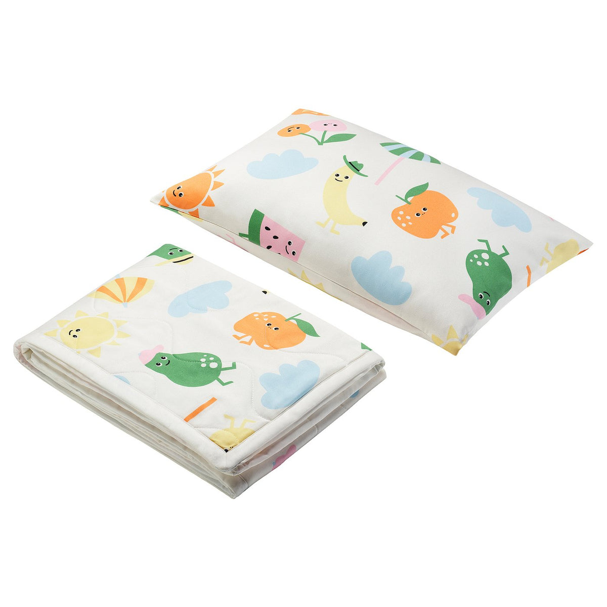 HÄNGKÖRSBÄR mat and pillowcase for baby