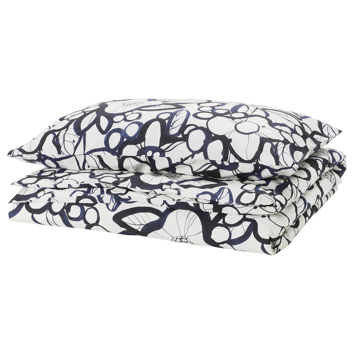 HÄRLIR duvet cover and pillowcase