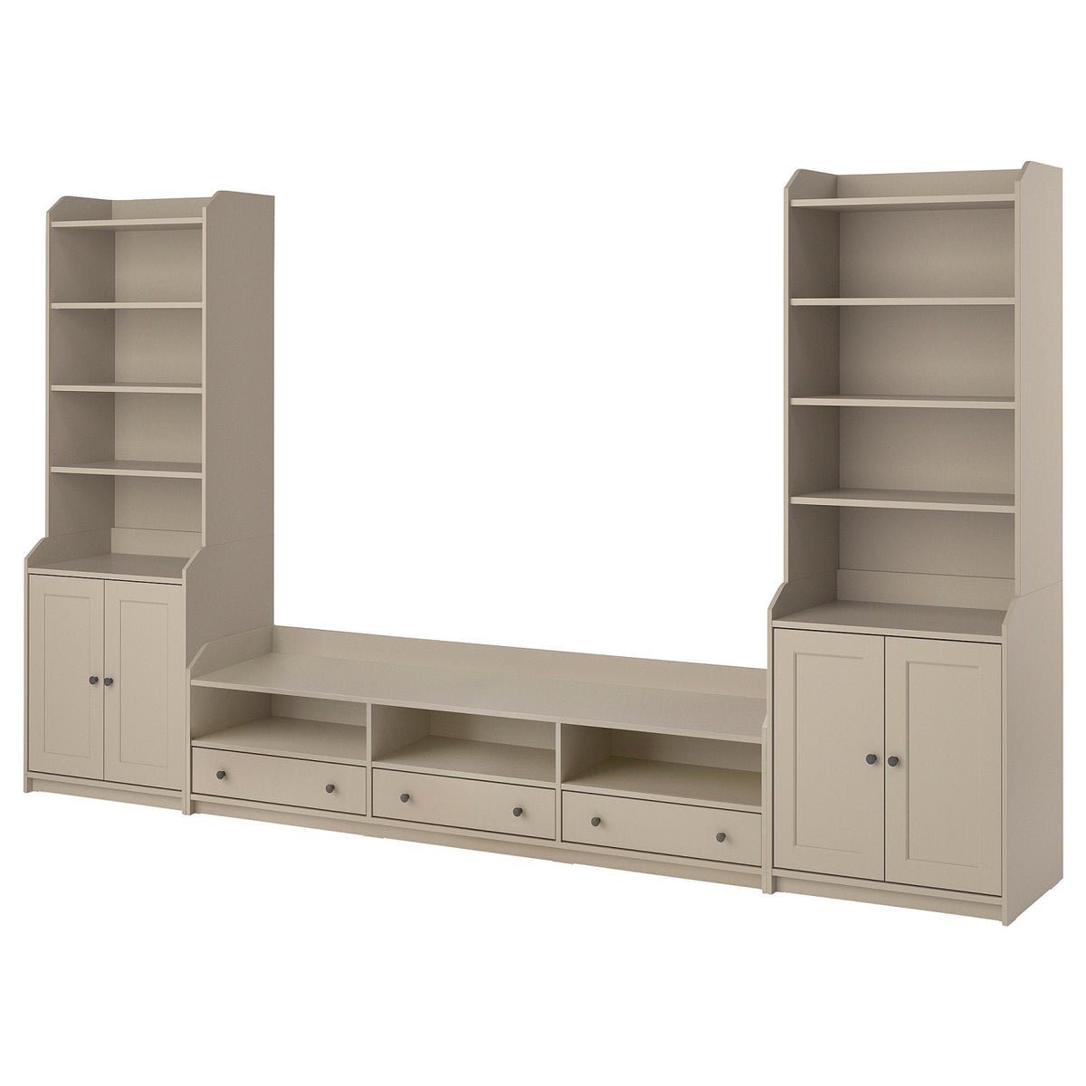 HAUGA tv/storage combination, 346x46x199 cm