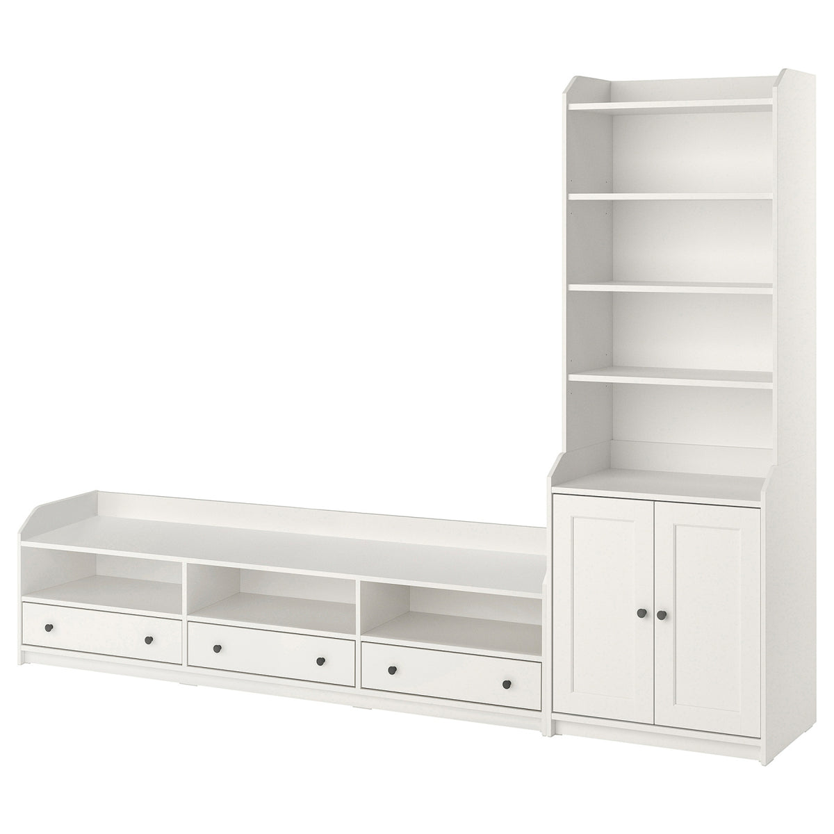 HAUGA tv/storage combination, 276x46x199 cm