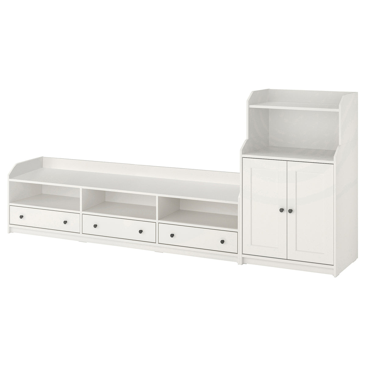 HAUGA tv/storage combination, 276x46x116 cm