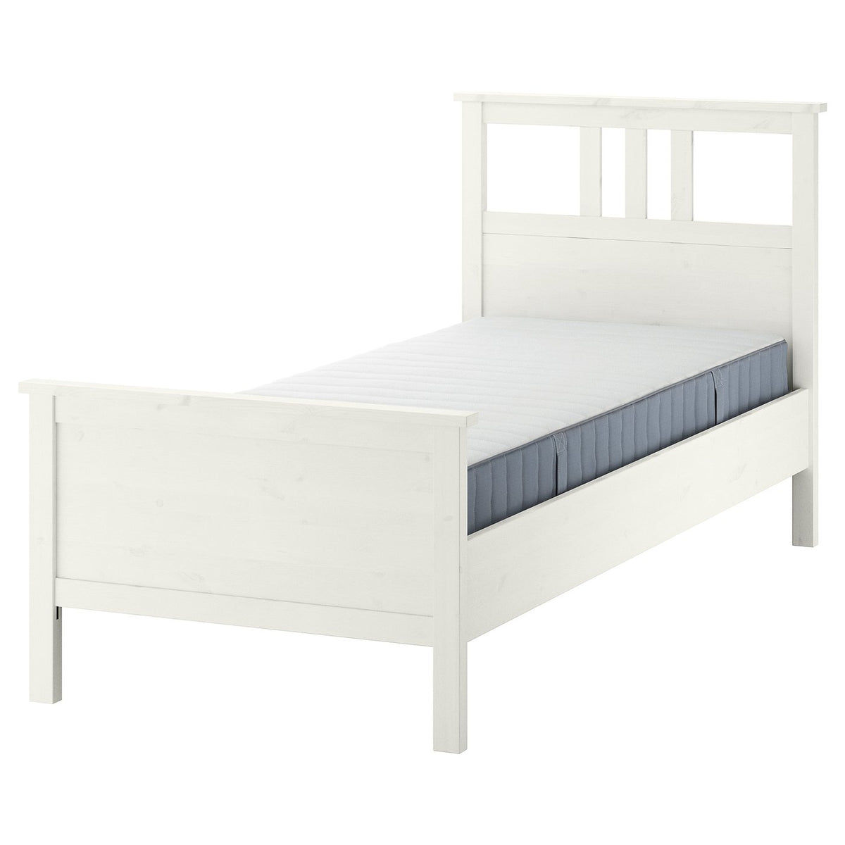 HEMNES bed frame with mattress