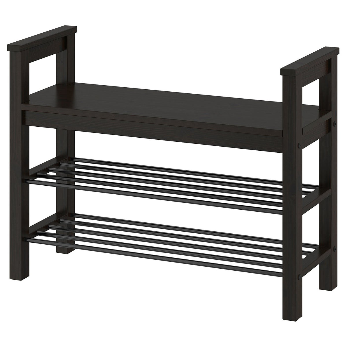 HEMNES bench with shoe storage