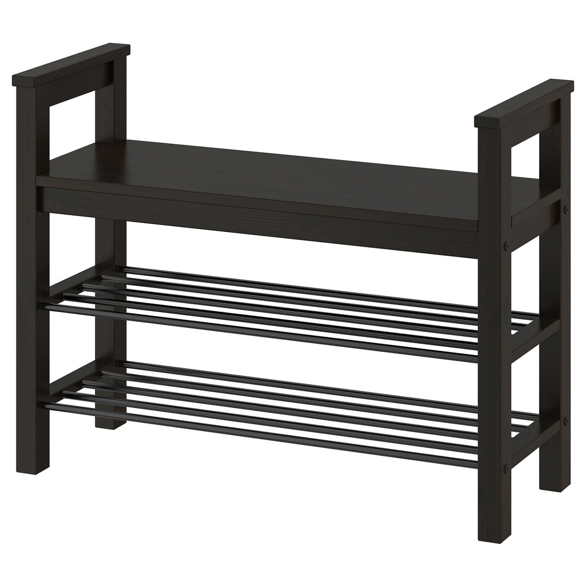 HEMNES bench with shoe storage