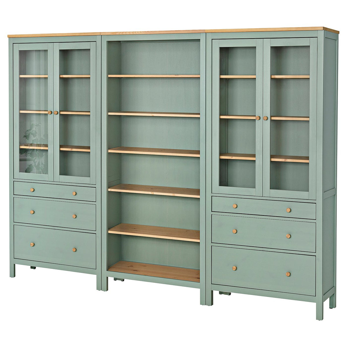 HEMNES storage combination w doors/drawers