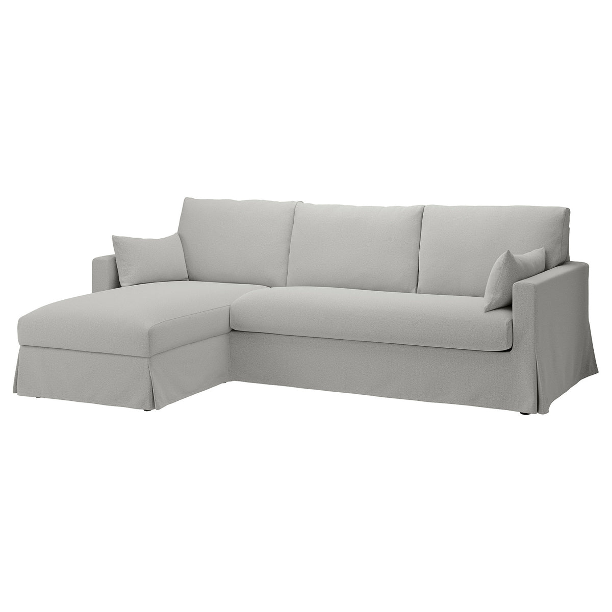HYLTARP 3-seat sofa w chaise longue, left